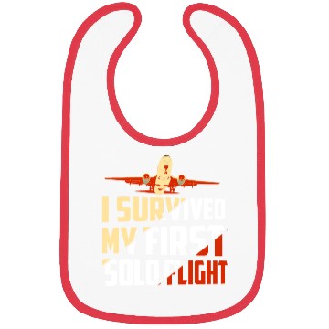 Discover I Survived My First Solo Flight Aviation Bibs