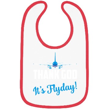 Discover Thank God It's Flyday! Airline Pilot Aviation Bibs