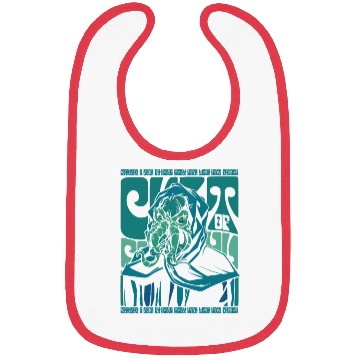 Discover Chtulhu scary face Chtulhu scary face inspiration Bibs