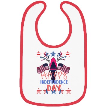 Discover Happy Independence Day Bibs