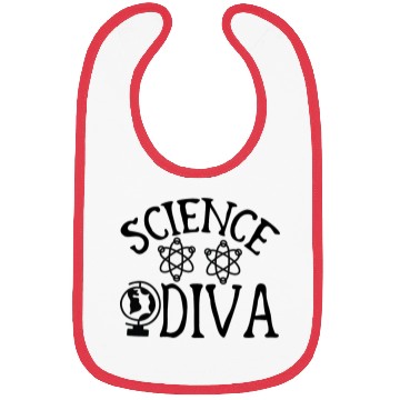 Discover Science Diva Geek Nerd Teacher Student Gift Ideas Bibs