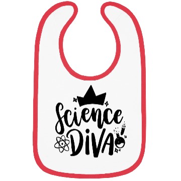 Discover Science Diva Geek Nerd Teacher Student Gift Ideas Bibs