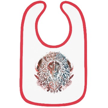 Discover Floral Lion Bibs