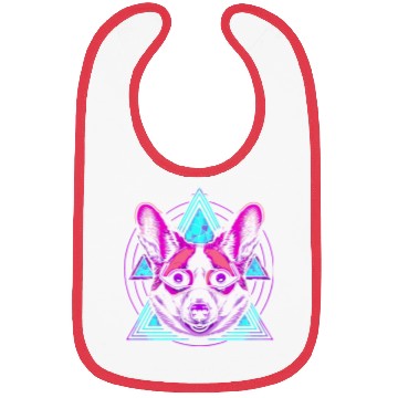 Discover Geometric Corgi Bibs