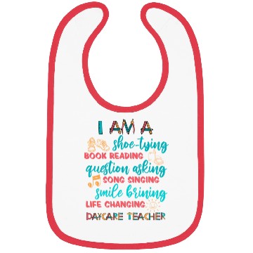 Discover Childcare Kindergarten Preschool Daycare Teacher Bibs