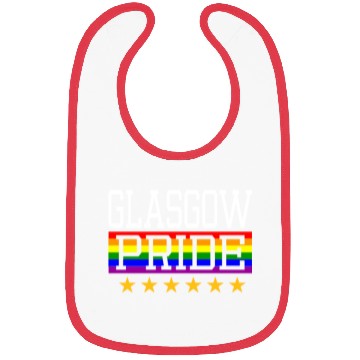 Discover Glasgow Pride Gay Lesbian Queer LGBT Rainbow Flag Bibs