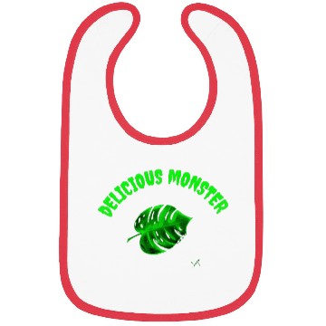 Discover Green delicious monster Bibs