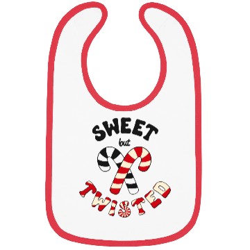 Discover Sweet but twisted candy canes pun Bibs