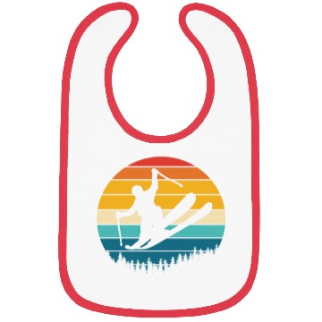 Discover Skiing Retro Vintage Bibs