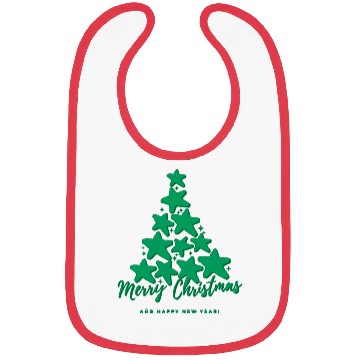 Discover Tree Christmas Bibs