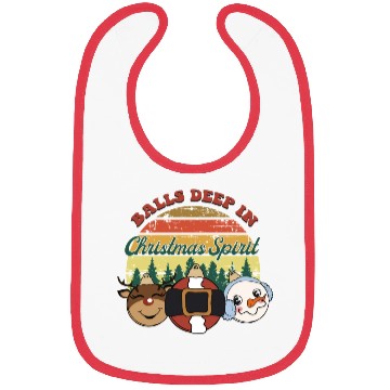 Discover christmas spirit sublimation Bibs