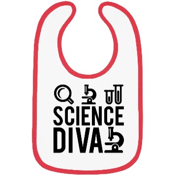 Discover Science Diva Nerd Geek Teacher Student Gift Ideas Bibs