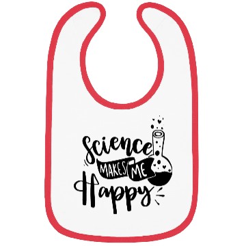 Discover Science Happy Nerd Geek Teacher Student Gift Ideas Bibs