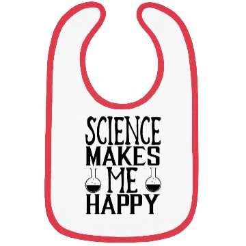 Discover Science Happy Nerd Geek Teacher Student Gift Ideas Bibs