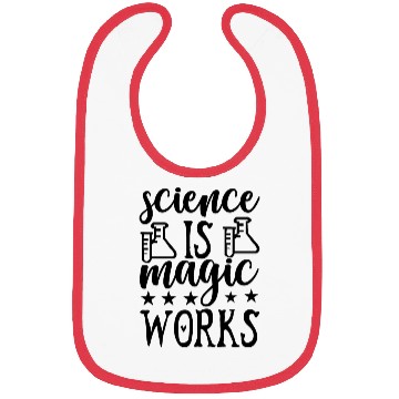 Discover Science Is Magic Nerd Geek Teacher Student Gifts Bibs