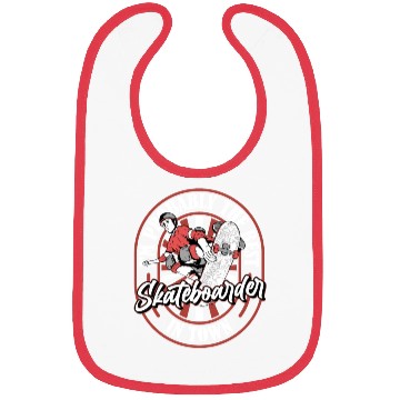 Discover Skateboard Skater Funny Bibs