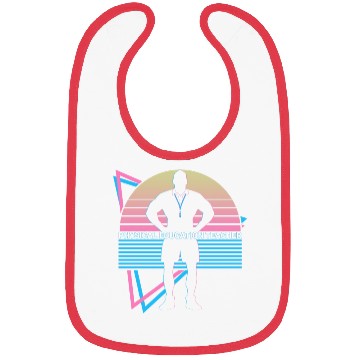 Discover Physical Education Teacher PE Teacher Retro Bibs