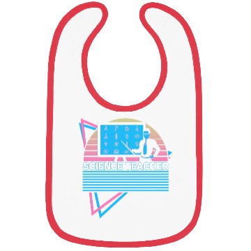Discover Science Teacher Retro Bibs