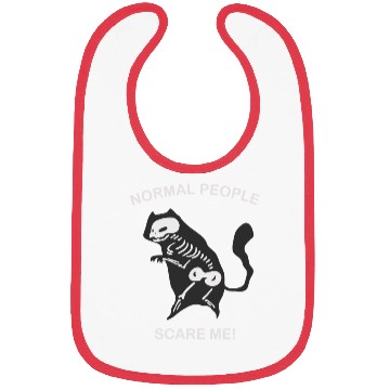 Discover Normal People Scare Me Bibs