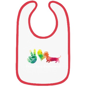 Discover Dachshund Gift Dixie Wiener Doxie Dackel Bibs