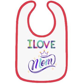Discover I love you mom Bibs