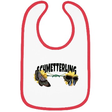Discover Schmetterling Butterfly With Flowers Bibs