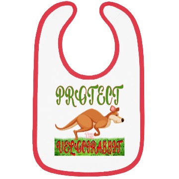 Discover PROTECT THE VELOCIRABBIT Bibs