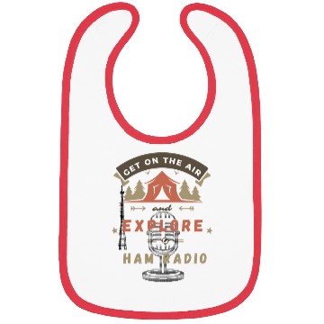 Discover Ham Radio Adventure Motivational Quote Bibs