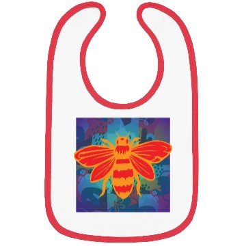Discover Square Bee Mosaic Bibs