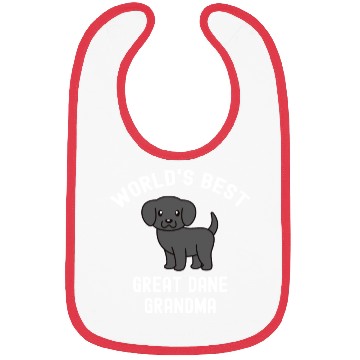 Discover World's Best Great Dane Grandma Bibs