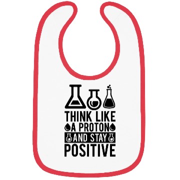 Discover Proton Positive Nerd Geek Teacher Student Gifts Bibs