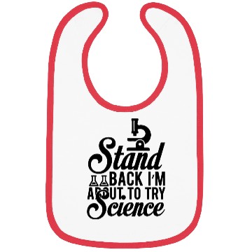 Discover Stand Science Nerd Geek Teacher Student Gift Ideas Bibs
