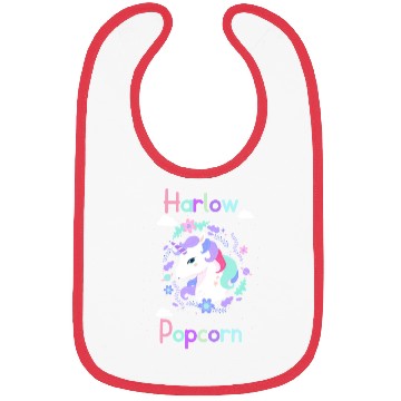 Discover Harlow And Popcorn Merch Popcorn The Pony Bibs