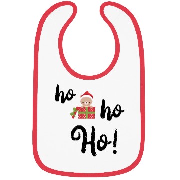 Discover ho ho ho Christmas Bear Bibs