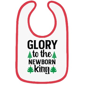 Discover GLORY TO THE NEWBORN KING Bibs