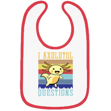 Discover Axolotl Lover Questions Fun Vintage Bibs