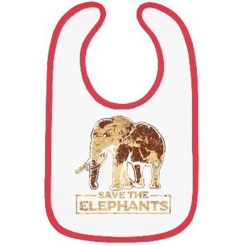 Discover Save The Elephants Elephant Bibs