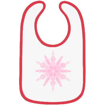Discover Pink snowflake Bibs