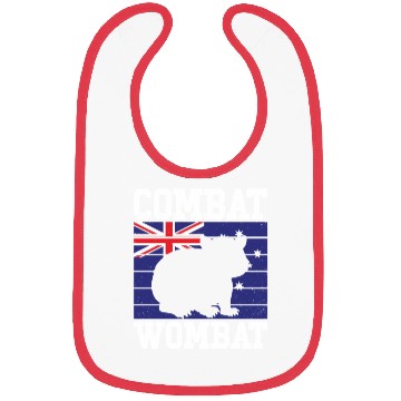 Discover Combat Wombat For A Wombats Lover Bibs