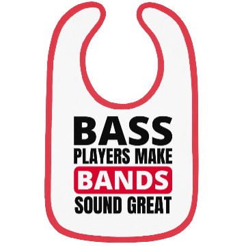 Discover Bass Guitar Player Music Musician Bassist Funny Bibs