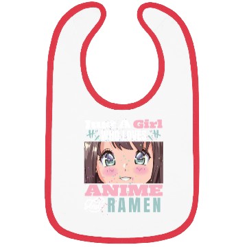 Discover Anime Ramen Girl Embrace Bibs
