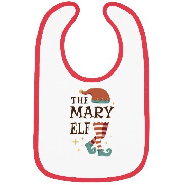 Discover The Mary Elf - Christmas Pajama for Mary Bibs