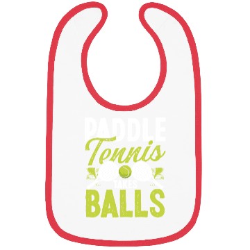 Discover Paddle Tennis Player Match Paddle takes Balls Bibs