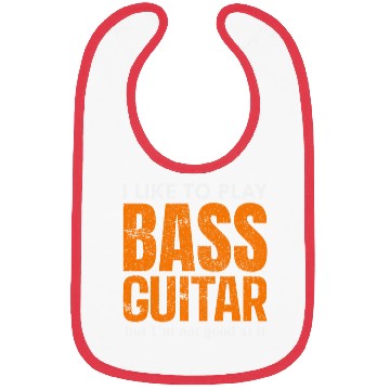 Discover Bass Guitar Player Music Musician Bassist Funny Bibs