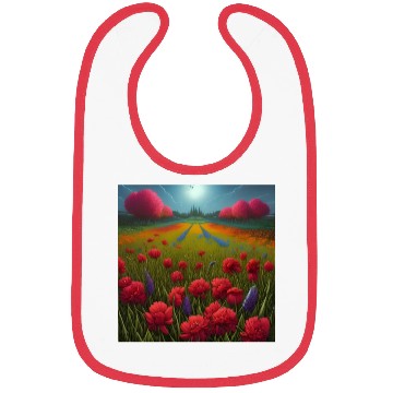 Discover Beautiful Flowers along the Field Road Horizon Bibs