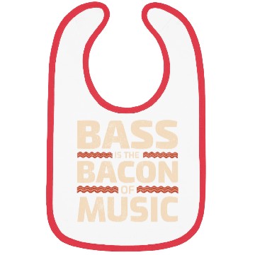 Discover Bass Guitar Player Bacon Music Musician Bassist Bibs