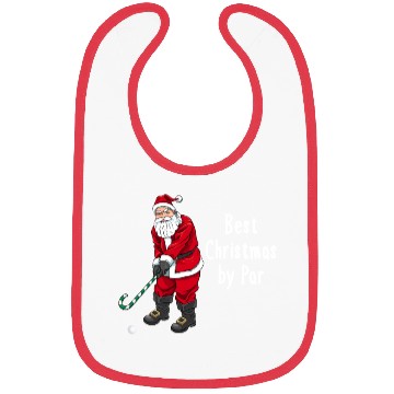Discover Golf Santa Claus Pun Golfer Gift Golfing Bibs