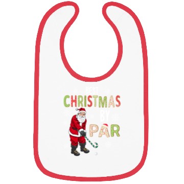 Discover Golf Santa Claus Pun Golfer Gift Golfing Bibs