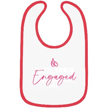 Discover Finally Engaged MF - Bride Bachelorette Party Bibs