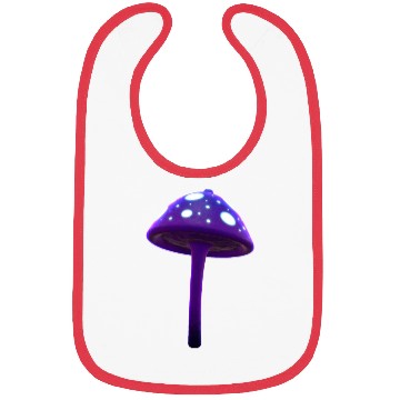 Discover Magic Purple Mushroom Bibs